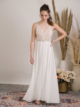 Load image into Gallery viewer, Dreamy unique lace wedding dress with feminine silhouette