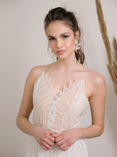 Load image into Gallery viewer, Dreamy unique lace wedding dress with feminine silhouette