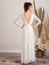 Load image into Gallery viewer, Long sleeves wedding dress
