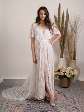 Load image into Gallery viewer, Bohemian lace wedding dress
