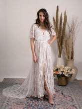 Load image into Gallery viewer, Bohemian lace wedding dress
