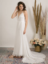 Load image into Gallery viewer, Striking boho glam Wedding dress
