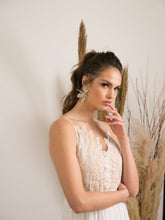 Load image into Gallery viewer, Dreamy unique lace wedding dress with feminine silhouette
